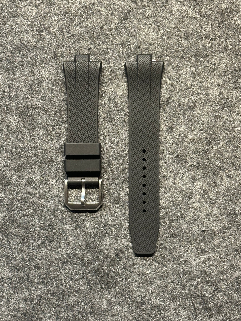 Fekete FKM szíj Citizen Tsuyosa 40mm órához