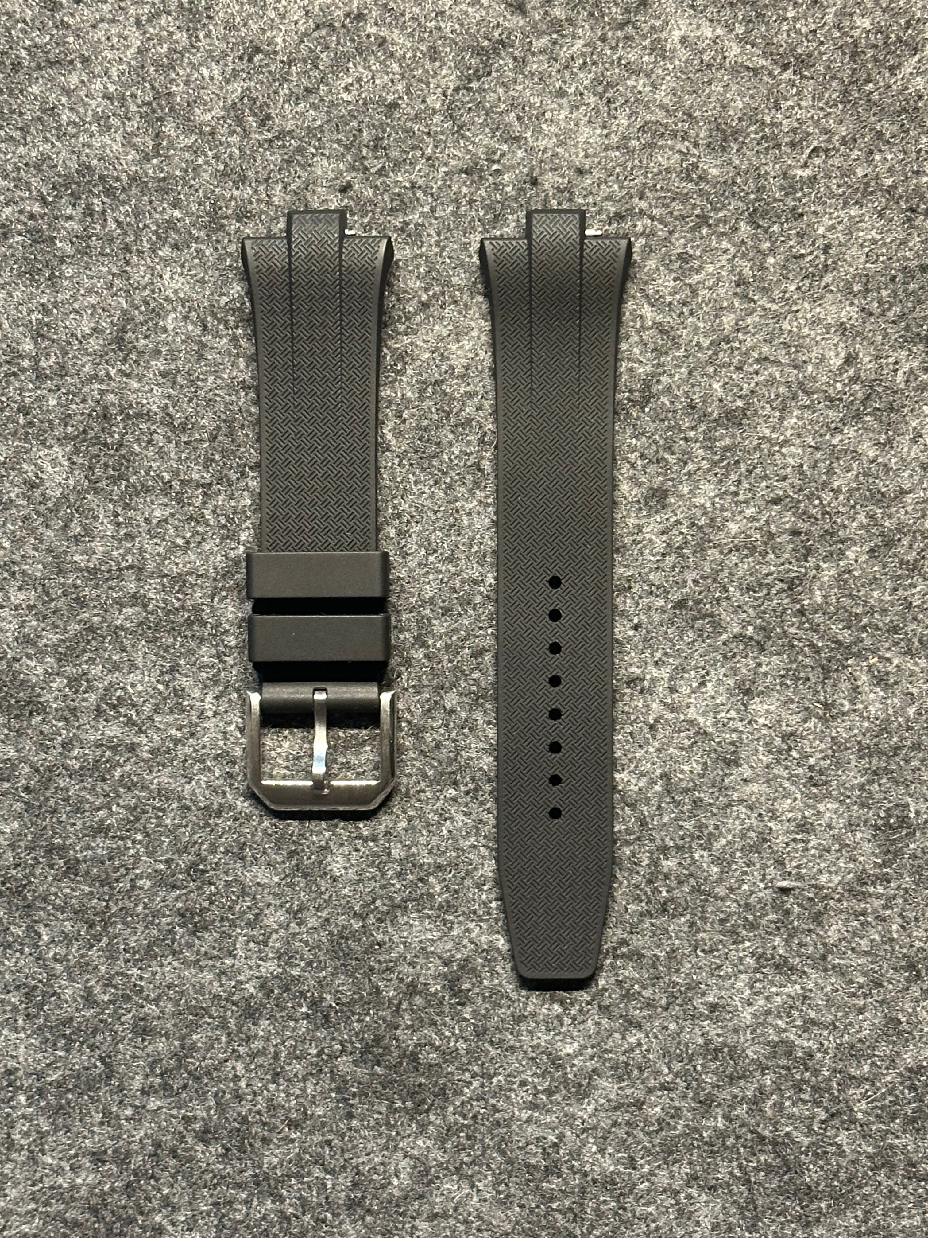 Fekete FKM szíj Citizen Tsuyosa 40mm órához