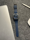 Kék FKM Szíj Tissot PRX Powermatic 80 40mm órához